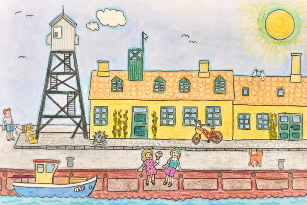 En tur på havnen Dragør